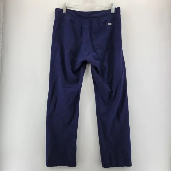 Figs Scrub Pants Men's Medium Pisco Basic Navy Blue 30" Inseam Pull On Comfort - Picture 3 of 10